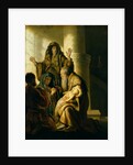 Simeon and Hannah in the Temple, c.1627 by Rembrandt Harmensz. van Rijn