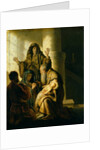 Simeon and Hannah in the Temple, c.1627 by Rembrandt Harmensz. van Rijn