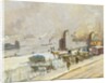 Hamburg Port in Winter, 1909 by Jean Paul Kayser