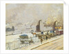 Hamburg Port in Winter, 1909 by Jean Paul Kayser