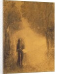 The Walker, Study for 'The walking Buddha'), 1890-95 by Odilon Redon