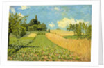 The Cornfield by Alfred Sisley