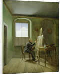 Caspar David Friedrich in his studio, 1811 by Georg Friedrich Kersting