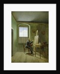 Caspar David Friedrich in his studio, 1811 by Georg Friedrich Kersting