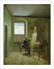 Caspar David Friedrich in his studio, 1811 by Georg Friedrich Kersting