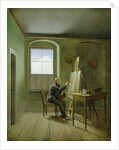 Caspar David Friedrich in his studio, 1811 by Georg Friedrich Kersting
