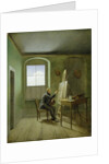 Caspar David Friedrich in his studio, 1811 by Georg Friedrich Kersting