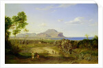 View over Palermo, 1828 by Carl Rottmann