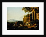 Landscape with a ruin, 1670 by Johann Heinrich Roos