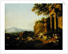 Landscape with a ruin, 1670 by Johann Heinrich Roos