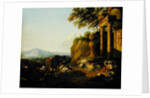 Landscape with a ruin, 1670 by Johann Heinrich Roos