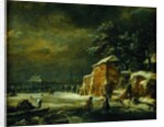 Winter Landscape by Jacob Isaaksz. or Isaacksz. van Ruisdael