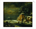 Winter Landscape by Jacob Isaaksz. or Isaacksz. van Ruisdael