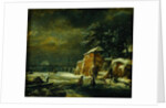 Winter Landscape by Jacob Isaaksz. or Isaacksz. van Ruisdael