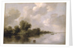 River Landscape, 1632 by Salomon van Ruisdael or Ruysdael