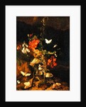 Flower Study by Otto Marseus van Schrieck