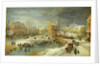 Village in Winter by Joos or Josse de The Younger Momper