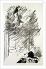 Illustration for 'The Raven', by Edgar Allen Poe, 1875 by Edouard Manet