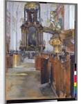 Interior of St. Michaelis in Hamburg, 1890 by Gotthardt Johann Kuehl