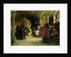 Luther Preaches using his Bible Translation while Imprisoned at Wartburg, 1882 by Hugo Vogel