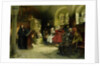 Luther Preaches using his Bible Translation while Imprisoned at Wartburg, 1882 by Hugo Vogel