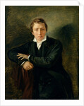 Portrait of Heinrich Heine 1831 by Moritz Daniel Oppenheim