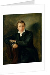 Portrait of Heinrich Heine 1831 by Moritz Daniel Oppenheim