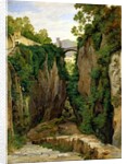 Rocky Ravine at Sorrento, 1823 by Heinrich Reinhold