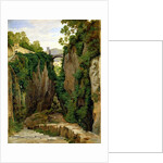 Rocky Ravine at Sorrento, 1823 by Heinrich Reinhold