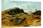 Landscape at Civitella, 1822 by Heinrich Reinhold