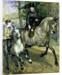 Horsewoman in the Bois de Boulogne, 1873 by Pierre Auguste Renoir
