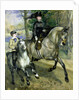 Horsewoman in the Bois de Boulogne, 1873 by Pierre Auguste Renoir