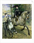 Horsewoman in the Bois de Boulogne, 1873 by Pierre Auguste Renoir