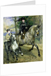 Horsewoman in the Bois de Boulogne, 1873 by Pierre Auguste Renoir