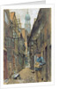 A Back Alley in Hamburg by Franz Skarbina