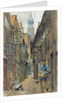A Back Alley in Hamburg by Franz Skarbina