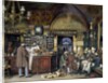 The Greek Cafe in Rome, 1856 by Ludwig Passini