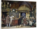 The Greek Cafe in Rome, 1856 by Ludwig Passini