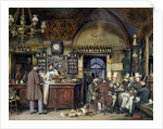 The Greek Cafe in Rome, 1856 by Ludwig Passini