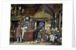 The Greek Cafe in Rome, 1856 by Ludwig Passini