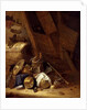 Still Life inside a Barn, 1634 by Herman the Younger Saftleven