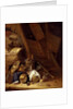 Still Life inside a Barn, 1634 by Herman the Younger Saftleven