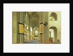 Interior of the Marienkirche in Utrecht, 1638 by Pieter Jansz Saenredam