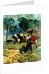 The team of oxen breaks loose by Teutwart Schmitson