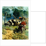 The team of oxen breaks loose by Teutwart Schmitson
