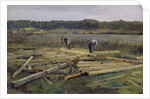 Building Site at Wesslingersee, 1876 by Heinrich Wilhelm Truebner