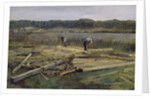 Building Site at Wesslingersee, 1876 by Heinrich Wilhelm Truebner