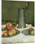 Still life with apples and pewter jug, 1878 by Heinrich Wilhelm Truebner
