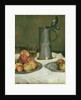 Still life with apples and pewter jug, 1878 by Heinrich Wilhelm Truebner