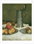 Still life with apples and pewter jug, 1878 by Heinrich Wilhelm Truebner